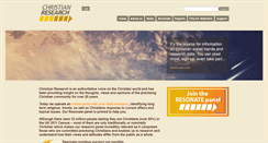 Desktop Screenshot of christian-research.org